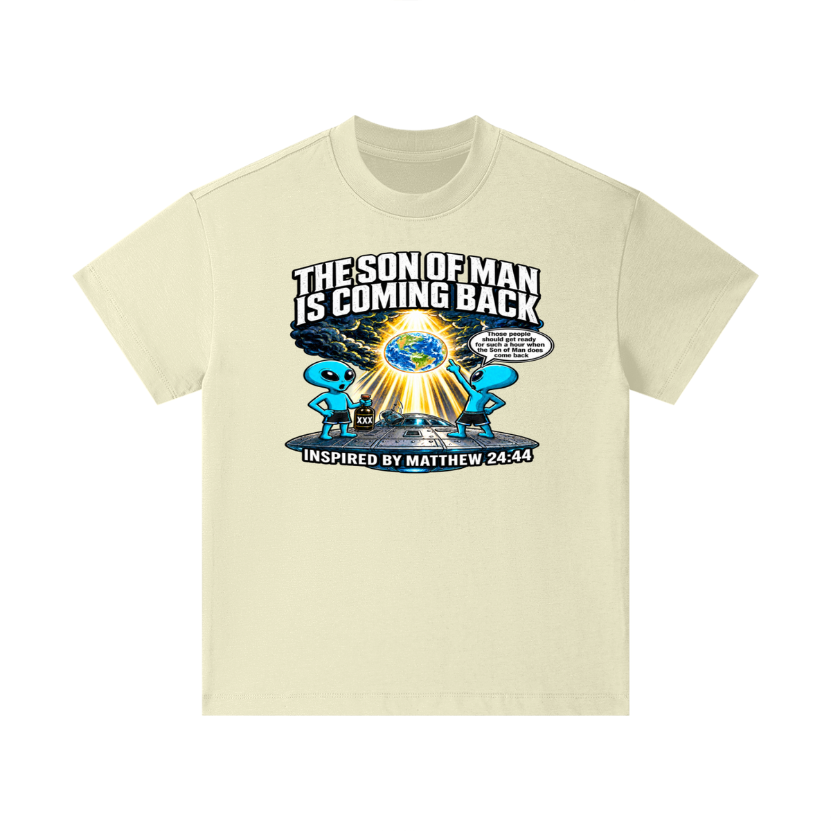 THE SON OF MAN IS COMING BACK Those people should get ready for such a hour when the Son of Man does come back INSPIRED BY MATTHEW 24:44 Kids T-Shirt
