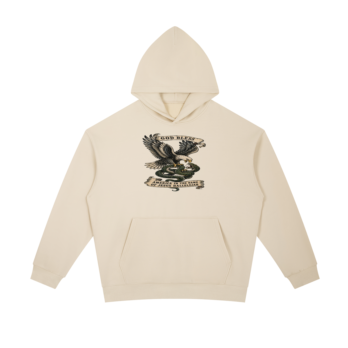 GOD BLESS AMERICA IN NAME OF JESUS HALLELUJAH Hoodie