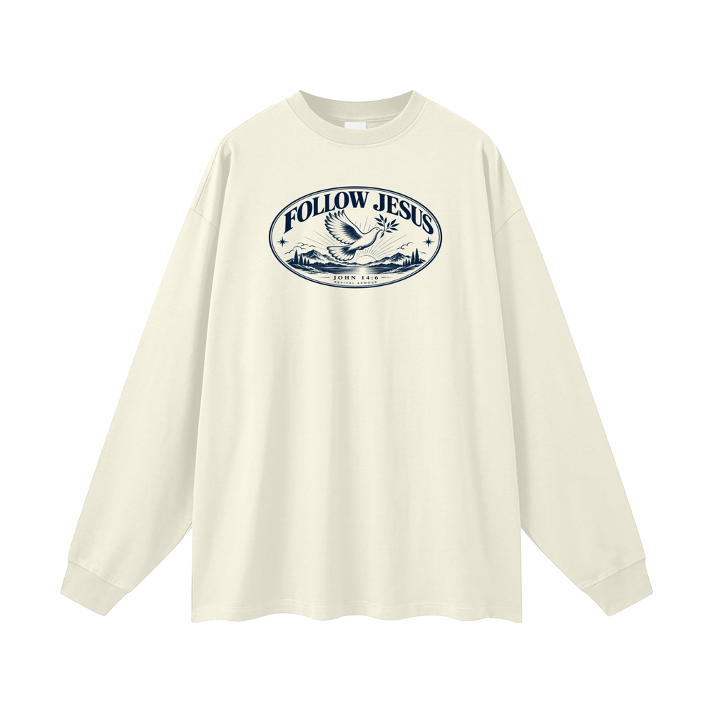 FOLLOW JESUS - JOHN 14:6 - REVIVAL ARMOUR Long Sleeve T-Shirt