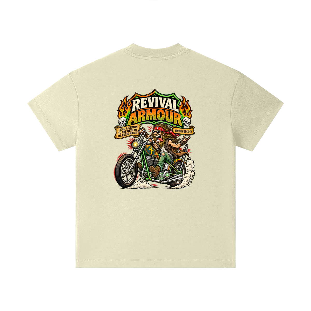 REVIVAL ARMOUR SEND A DEMON TO THE DESERT IN JESUS NAME [MATTHEW 12:43-45] Kids T-Shirt