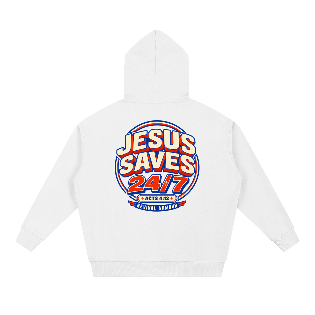 Jesus saves 24/7 Hoodie
