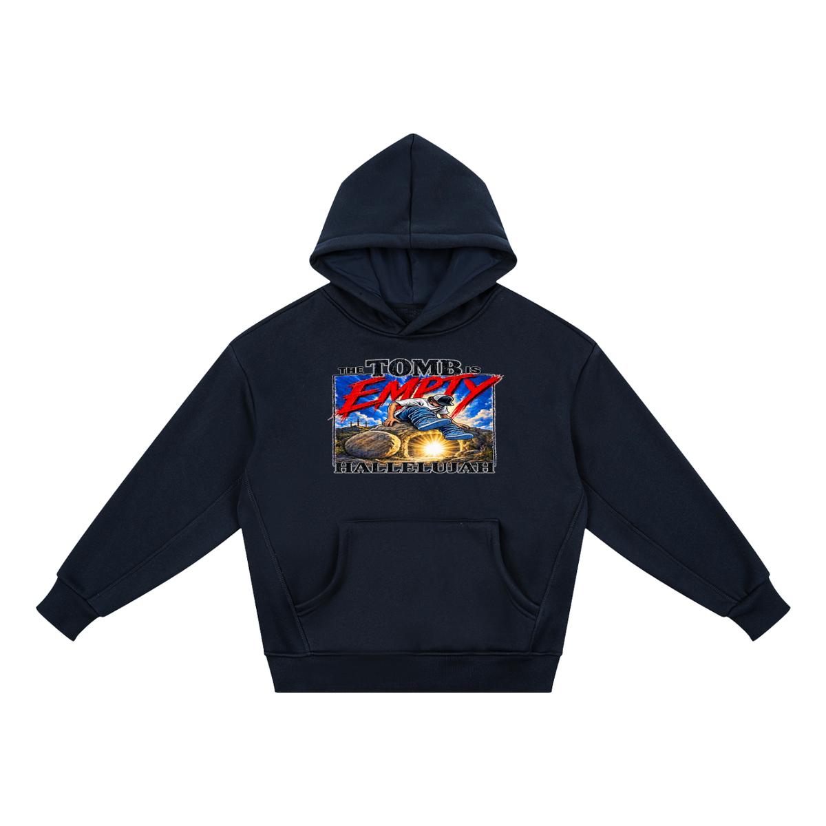 THE TOMB IS EMPTY HALLELUJAH youth Hoodie