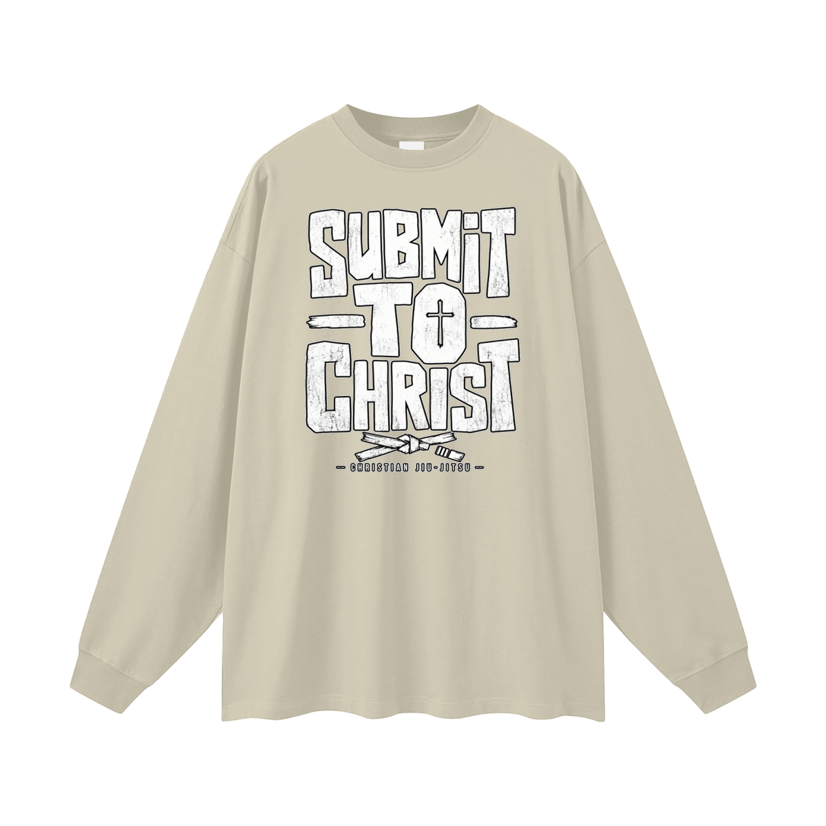 SUBMIT TO CHRIST CHRISTIAN JIU-JITSU Long Sleeve T-Shirt