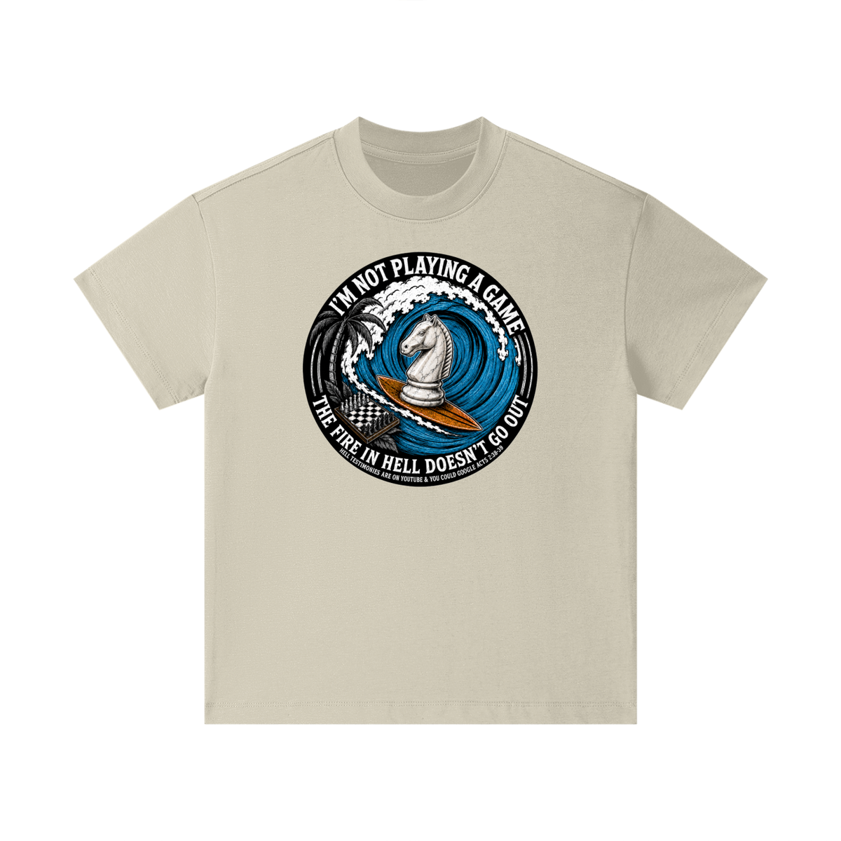 The fire in Hell doesnt go out Kids' T-Shirt