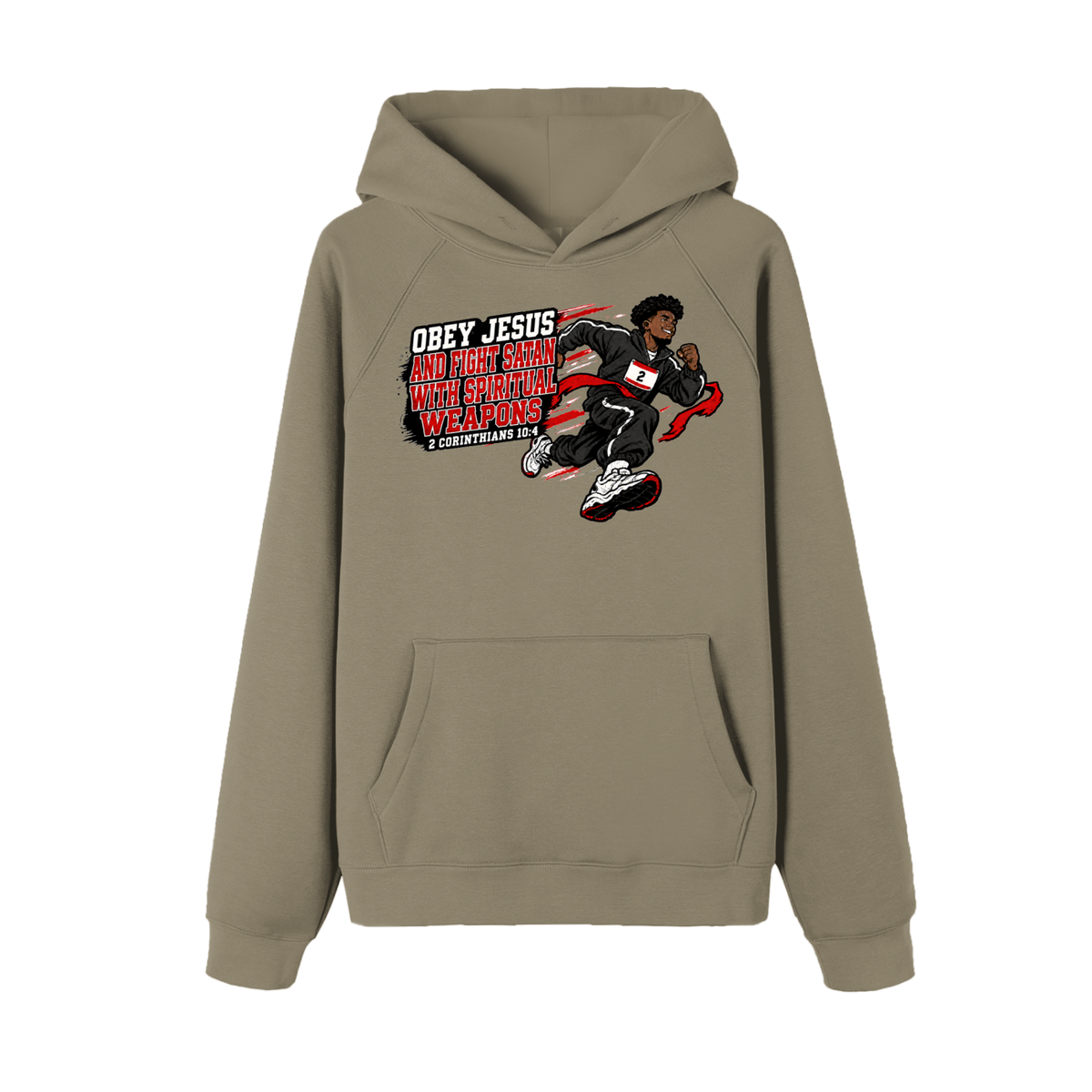 Obey Jesus and fight satan with spiritual weapons Hoodie