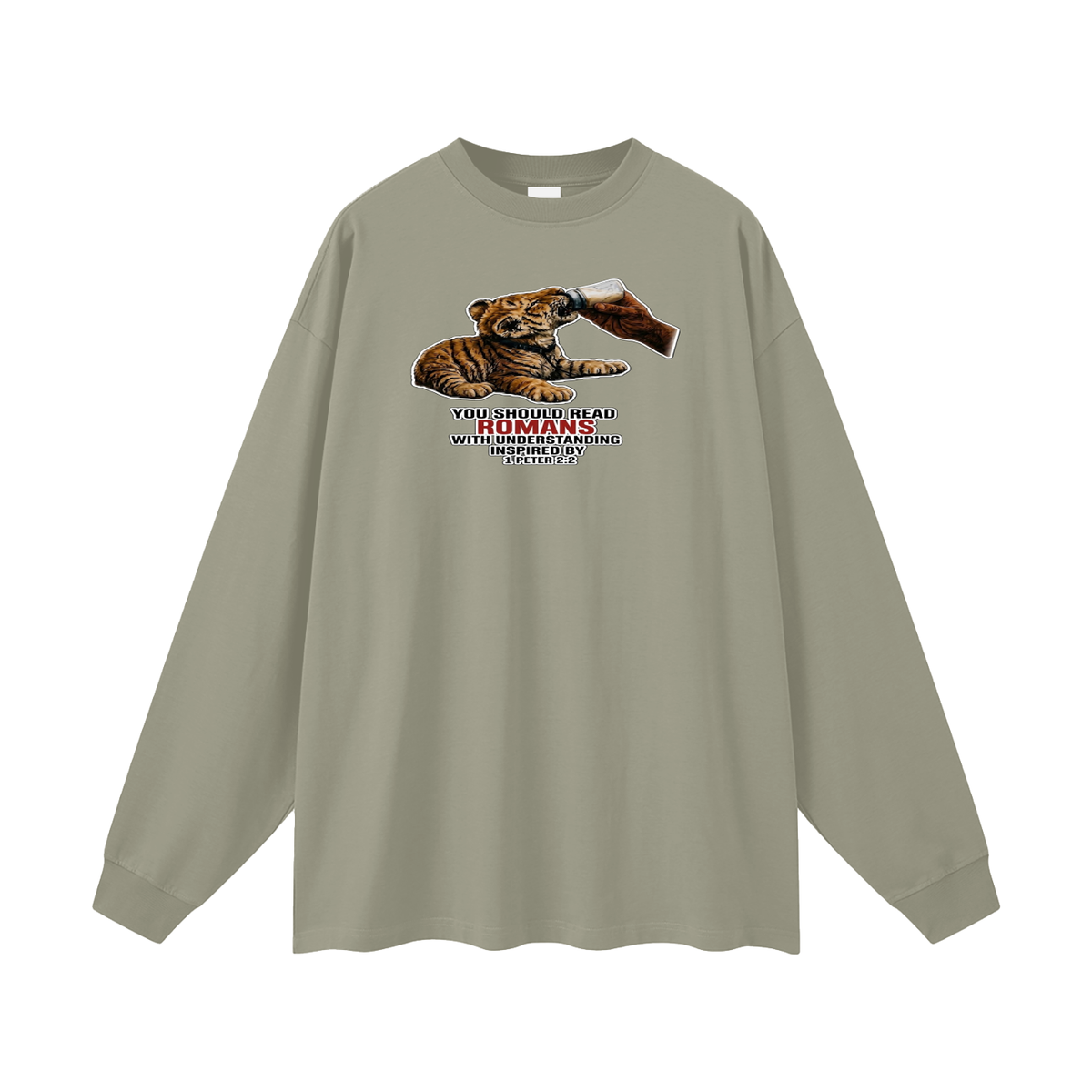 YOU SHOULD READ ROMANS WITH UNDERSTANDING INSPIRED BY 1 PETER 2:2 Long Sleeve T-Shirt