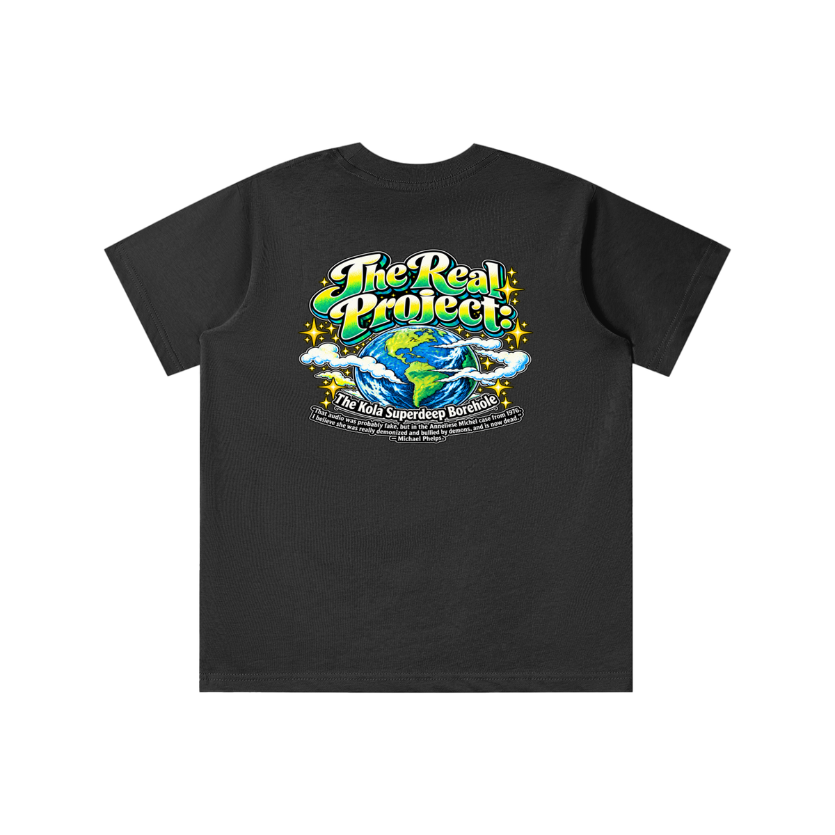 REDEEMED BY THE OF JESUS ACCORDING TO EPHESIANS 1:7 THE REAL PROJECT: THE KOLA SUPERDEEP BOREHOLE youth T-shirt