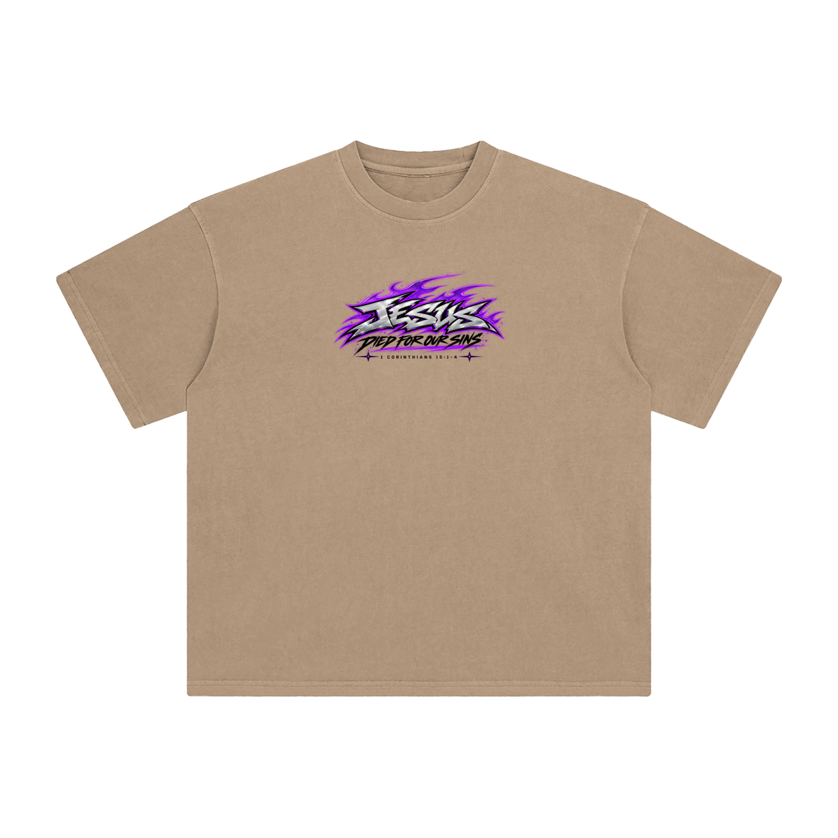JESUS DIED FOR OUR SINS 1 CORINTHIANS 15:1-4 T-Shirt