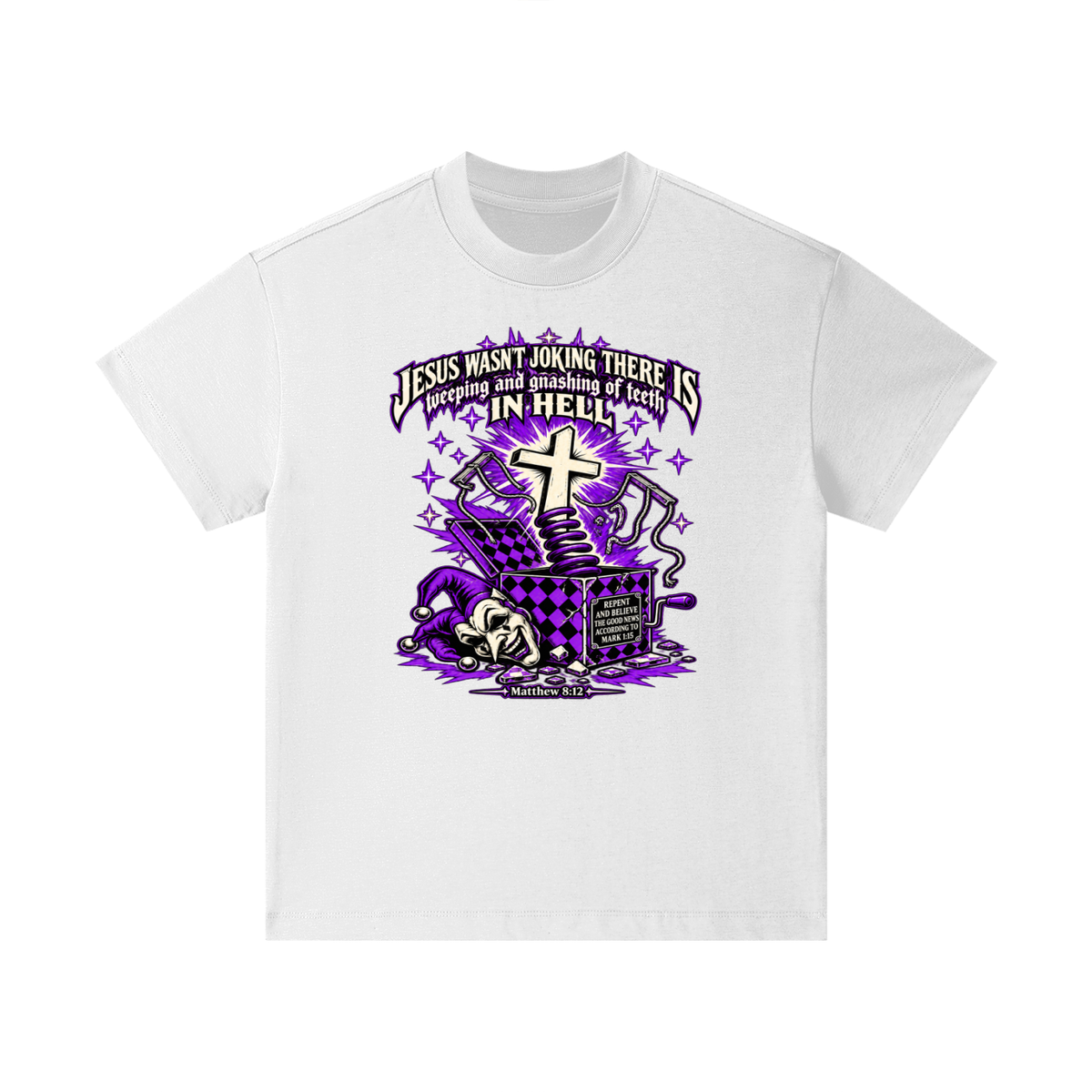 Jesus wasn’t joking there is weeping and gnashing of teeth in hell Kids T-Shirt