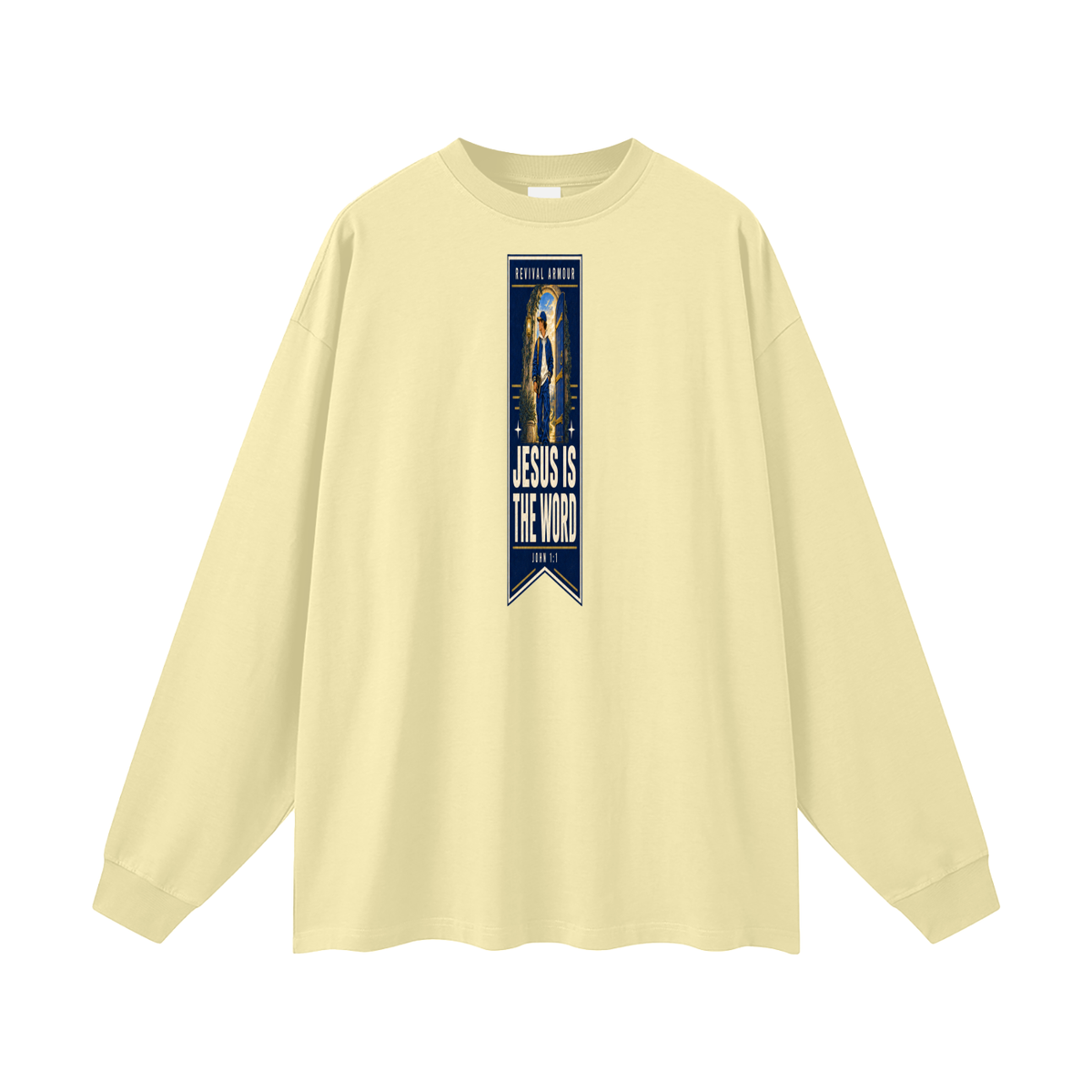 REVIVAL ARMOUR JESUS IS THE WORD _ JOHN 1:1 Long Sleeve T-Shirt