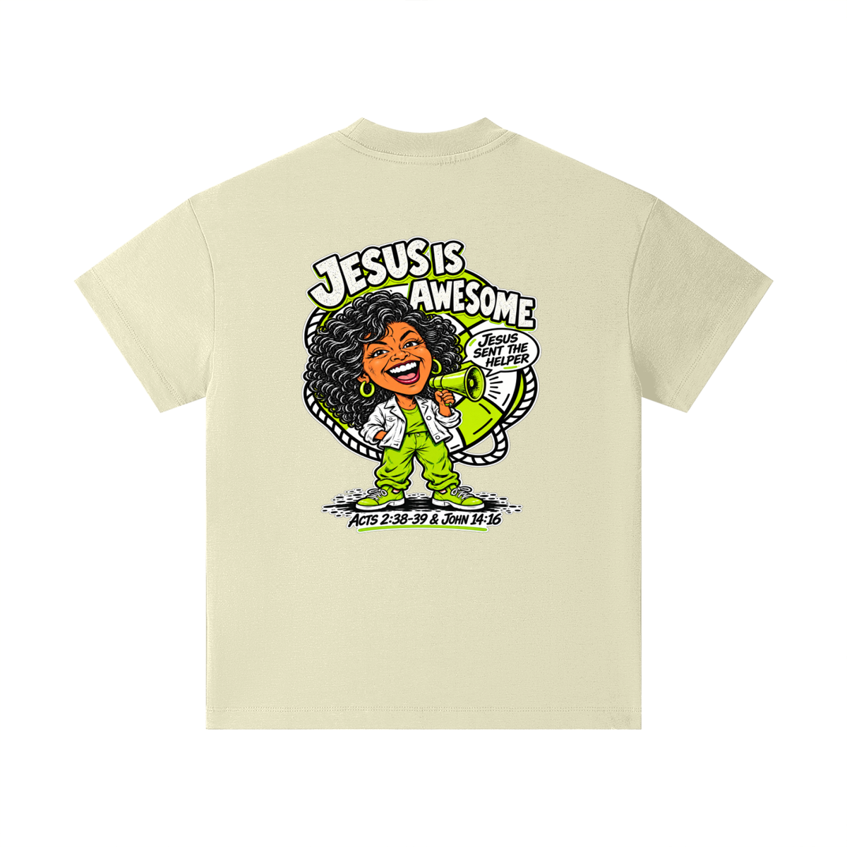 JESUS IS AWESOME JESUS SENT THE HELPER  Kids T-Shirt