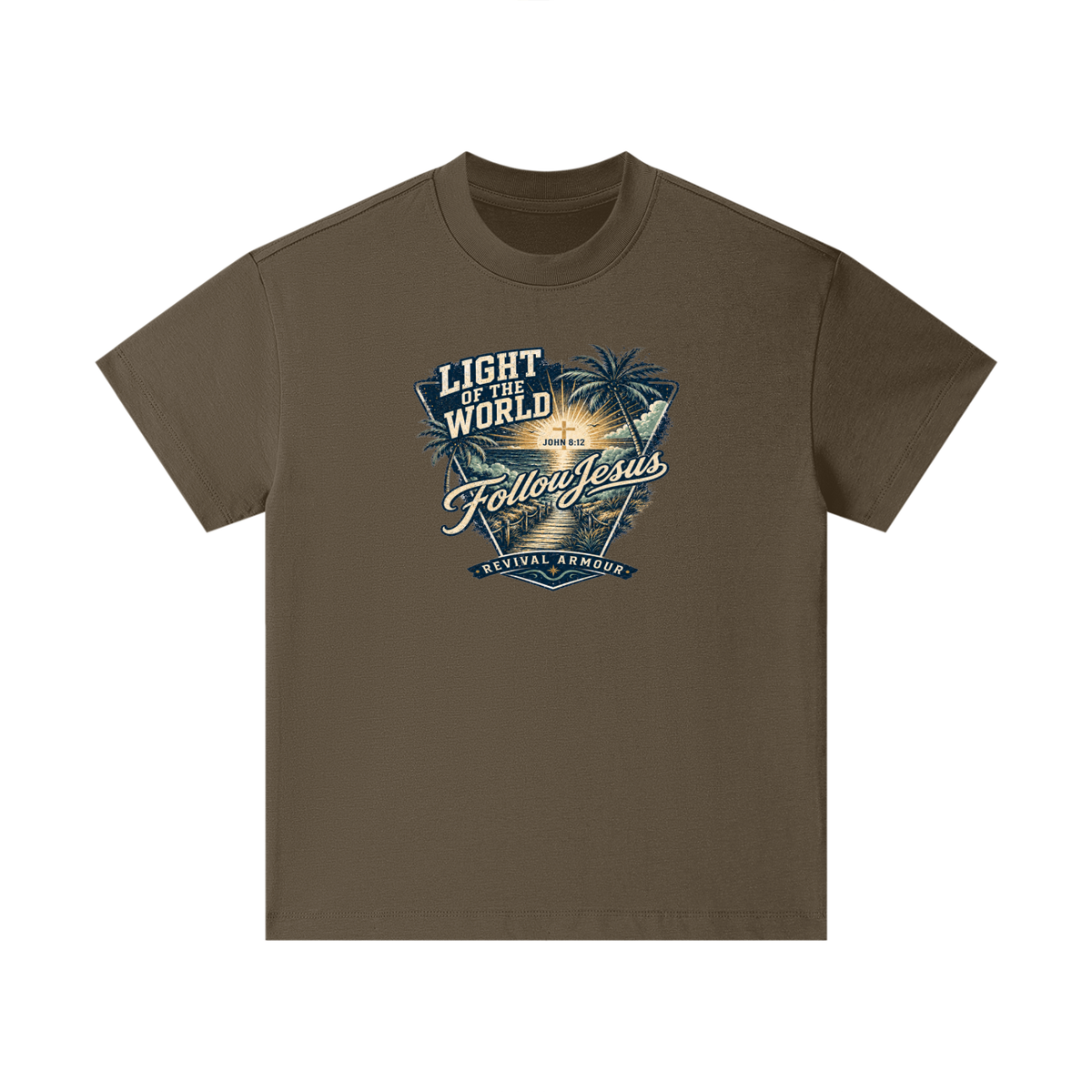 LIGHT OF THE WORLD FOLLOW JESUS REVIVAL ARMOUR Kids T-Shirt