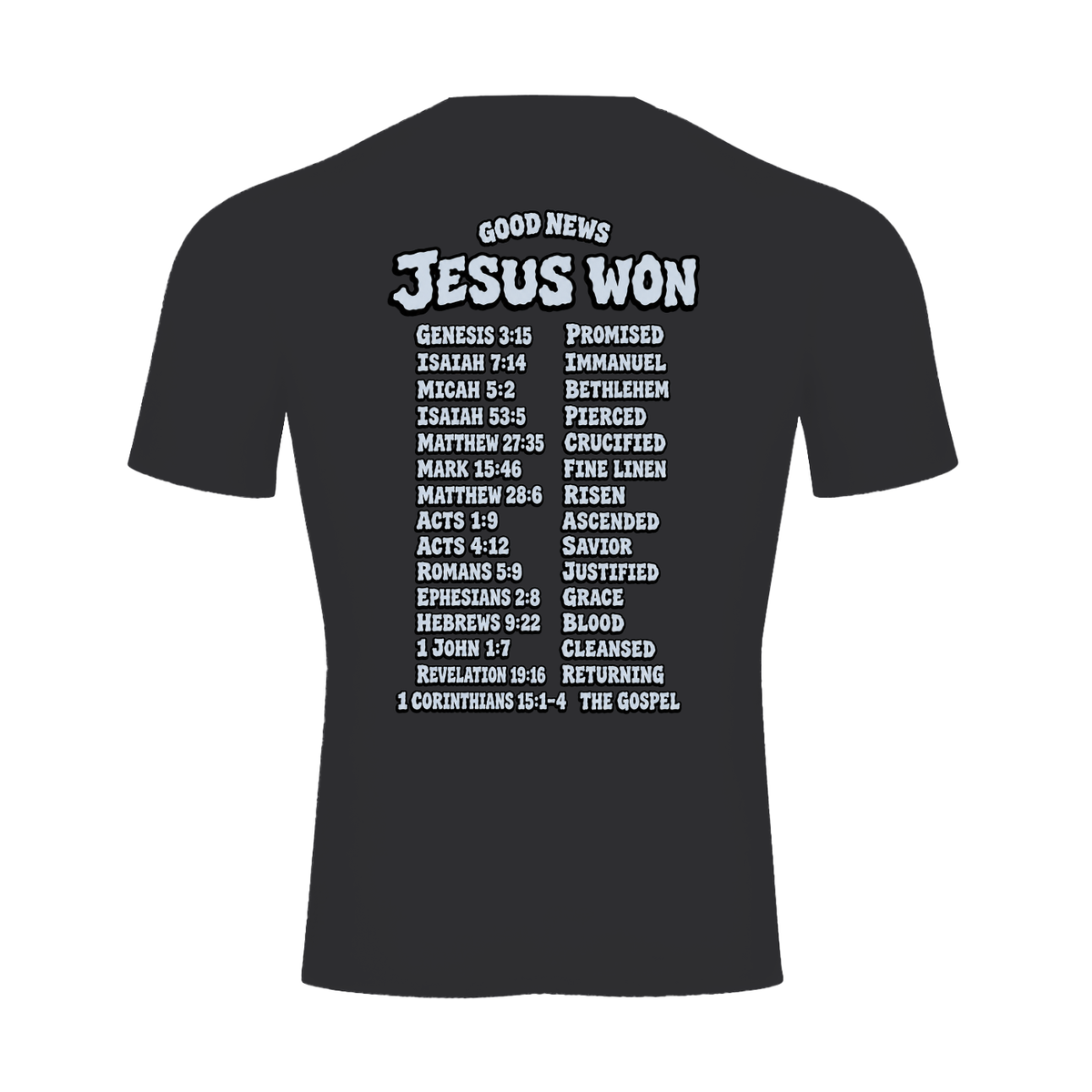 Jesus Won sports T-Shirt