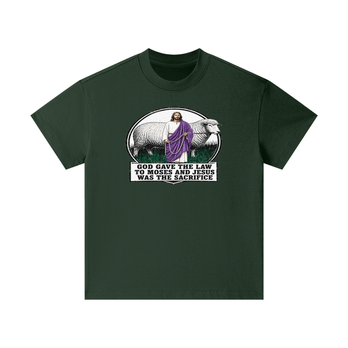 God gave the law to Moses and Jesus was the sacrifice Kids T-Shirt