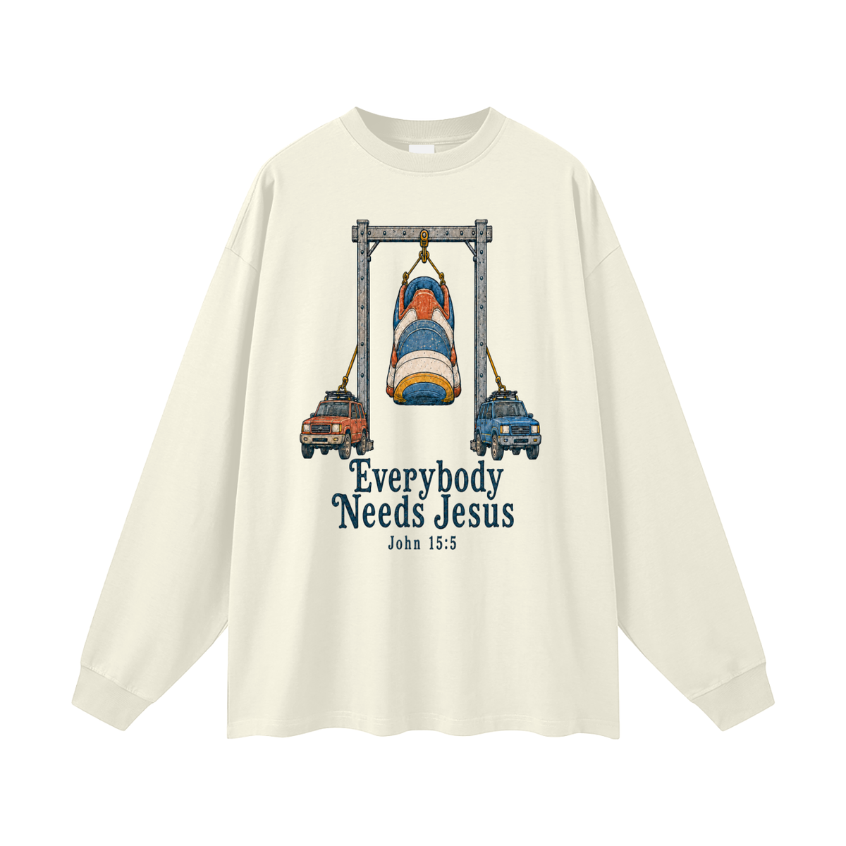Everybody needs Jesus Long Sleeve T-Shirt