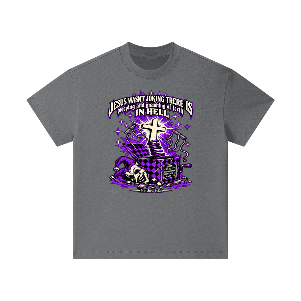 Jesus wasn’t joking there is weeping and gnashing of teeth in hell Kids T-Shirt