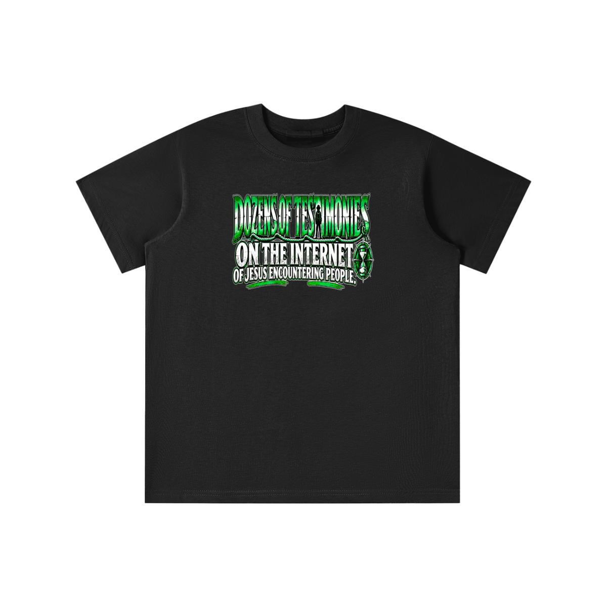 DOZENS OF TESTIMONIES ON THE INTERNET OF JESUS ENCOUNTERING PEOPLE. youth T-shirt