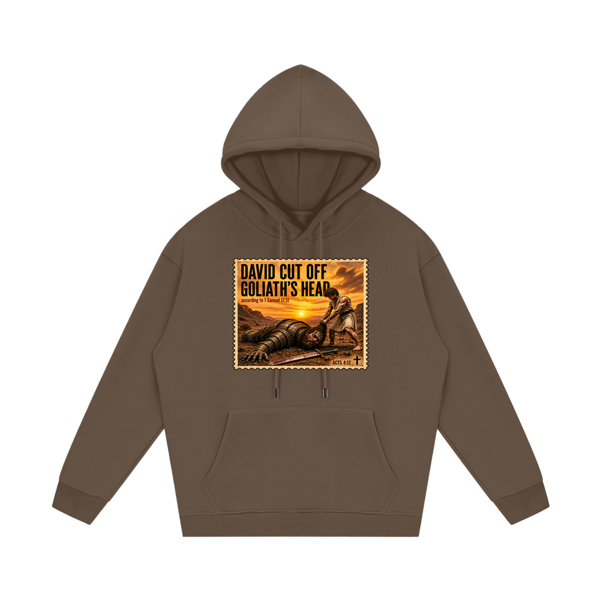 David cut off Goliath's head Hoodie
