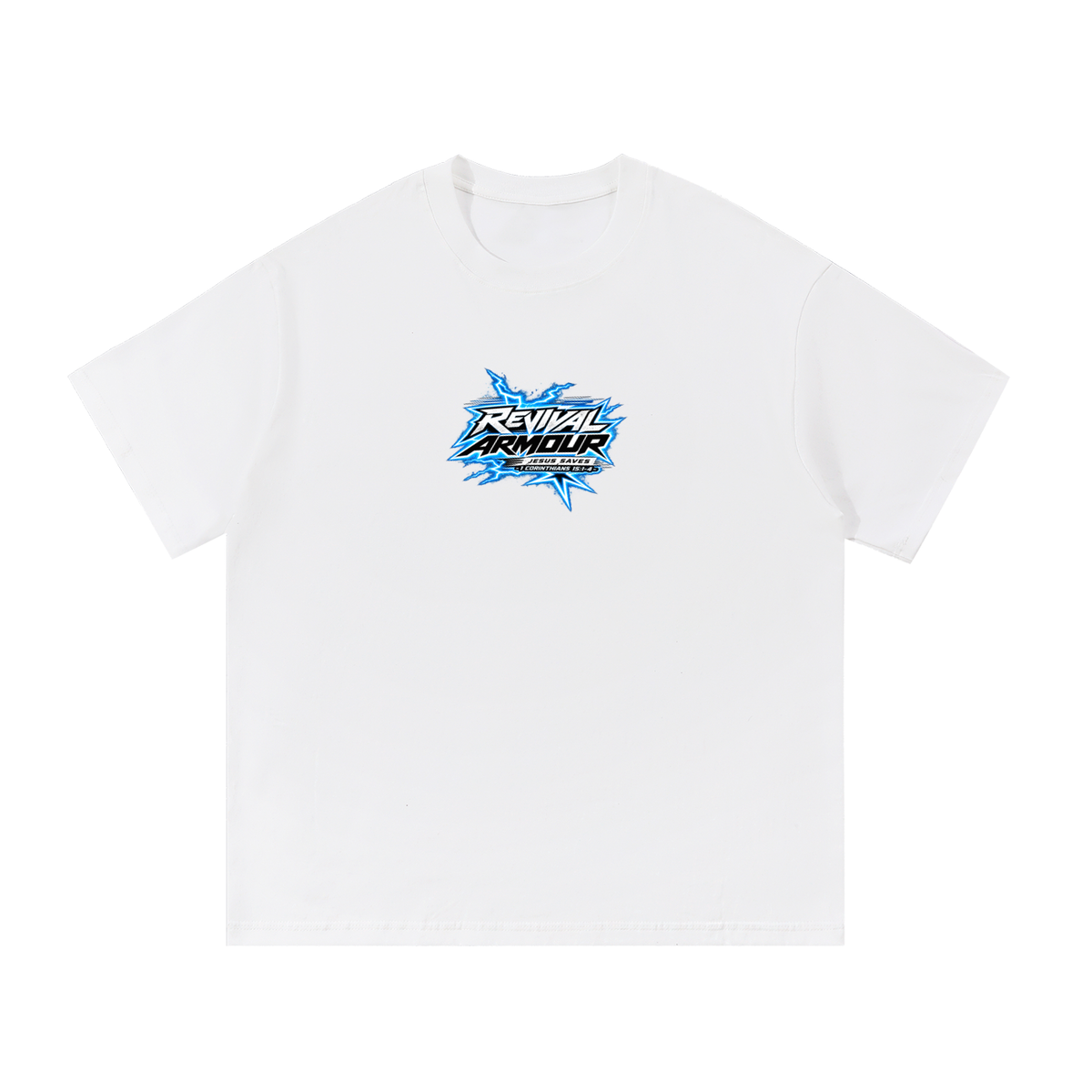 REVIVAL ARMOUR JESUS SAVES -1 CORINTHIANS 15:1-4- T-Shirt
