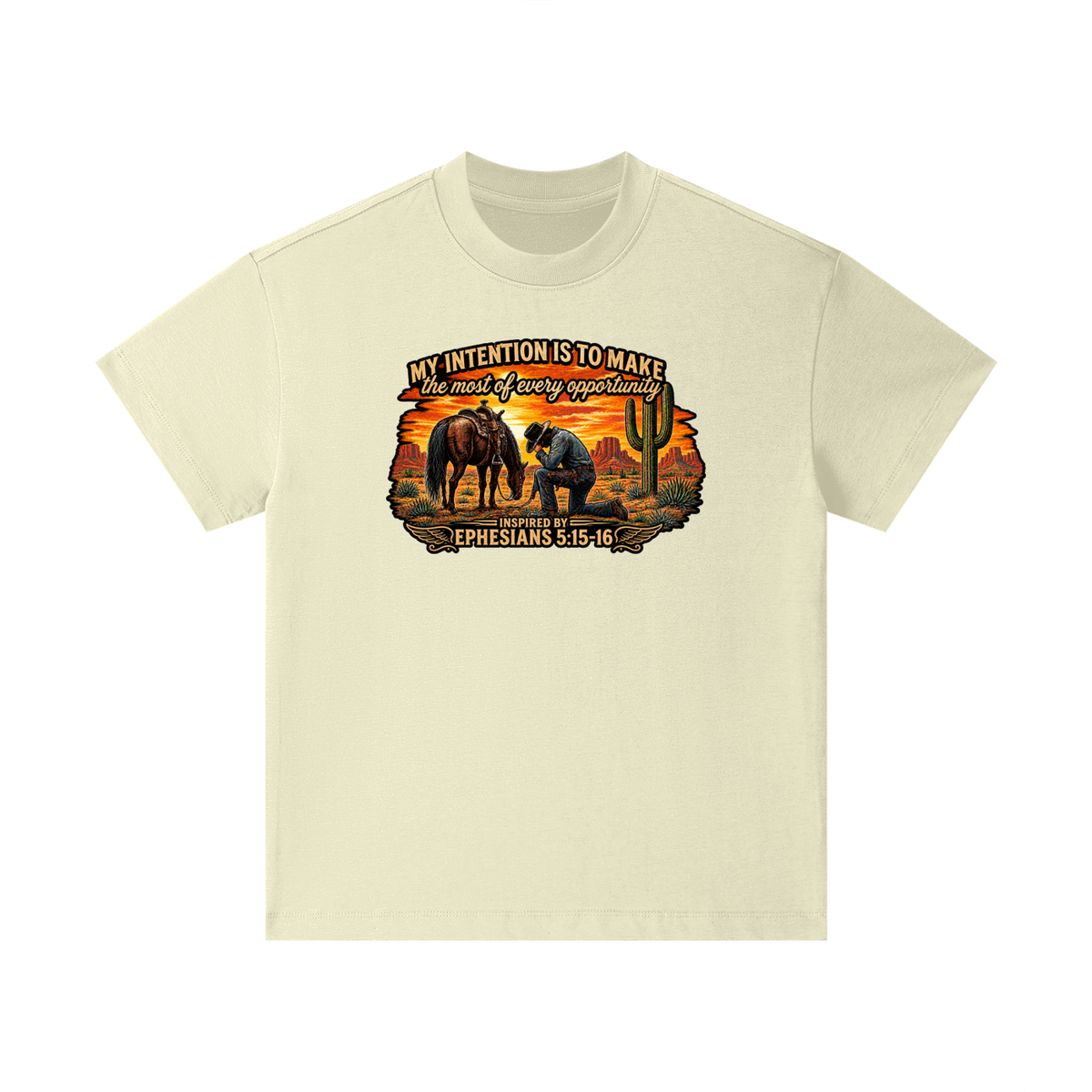 MY INTENTION IS TO MAKE THE MOST OF EVERY OPPORTUNITY INSPIRED BY EPHESIANS 5:15-16 Kids T-Shirt