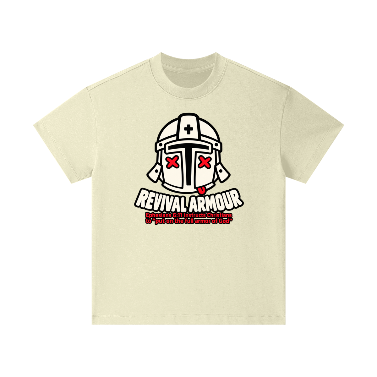 REVIVAL ARMOUR Ephesians 6:11 instructs Christians to "put on the full armor of God" Kids T-Shirt