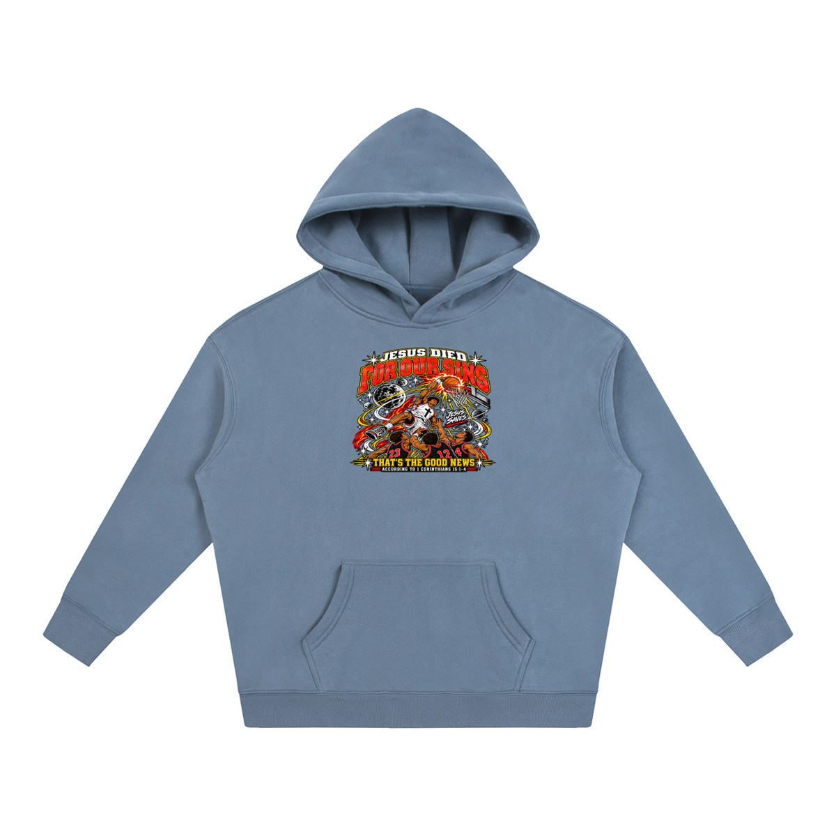 Jesus died for our sins that's the good news according to 1 Corinthians 15:1-4 Hoodie