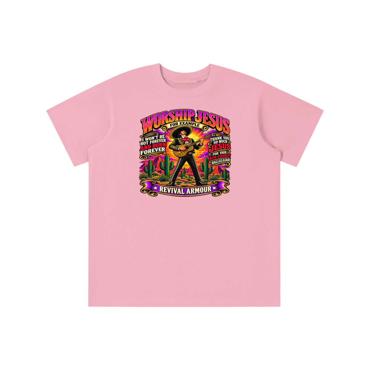 WORSHIP JESUS revival armour youth T-shirt