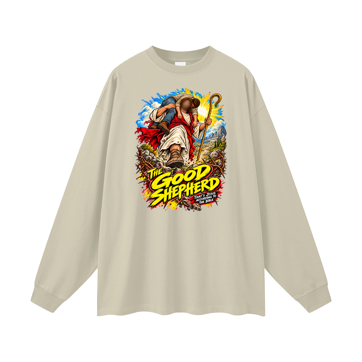 THE GOOD SHEPHERD THAT'S JESUS ACCORDiNG TO THE BiBLE Long Sleeve T-Shirt