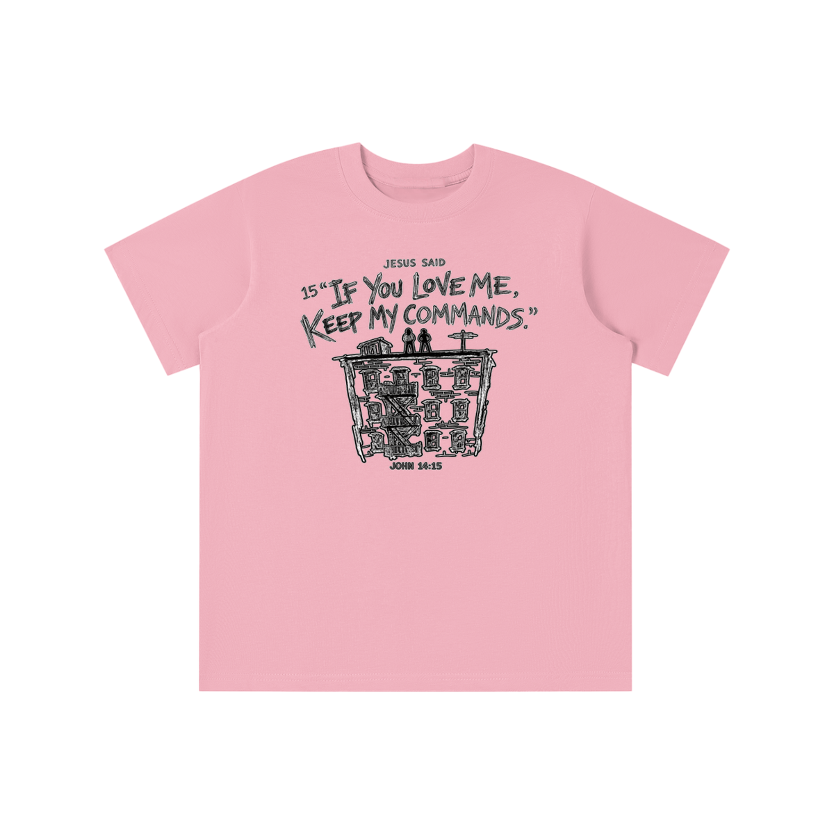 JOHN 14:15 NIV youth T-shirt