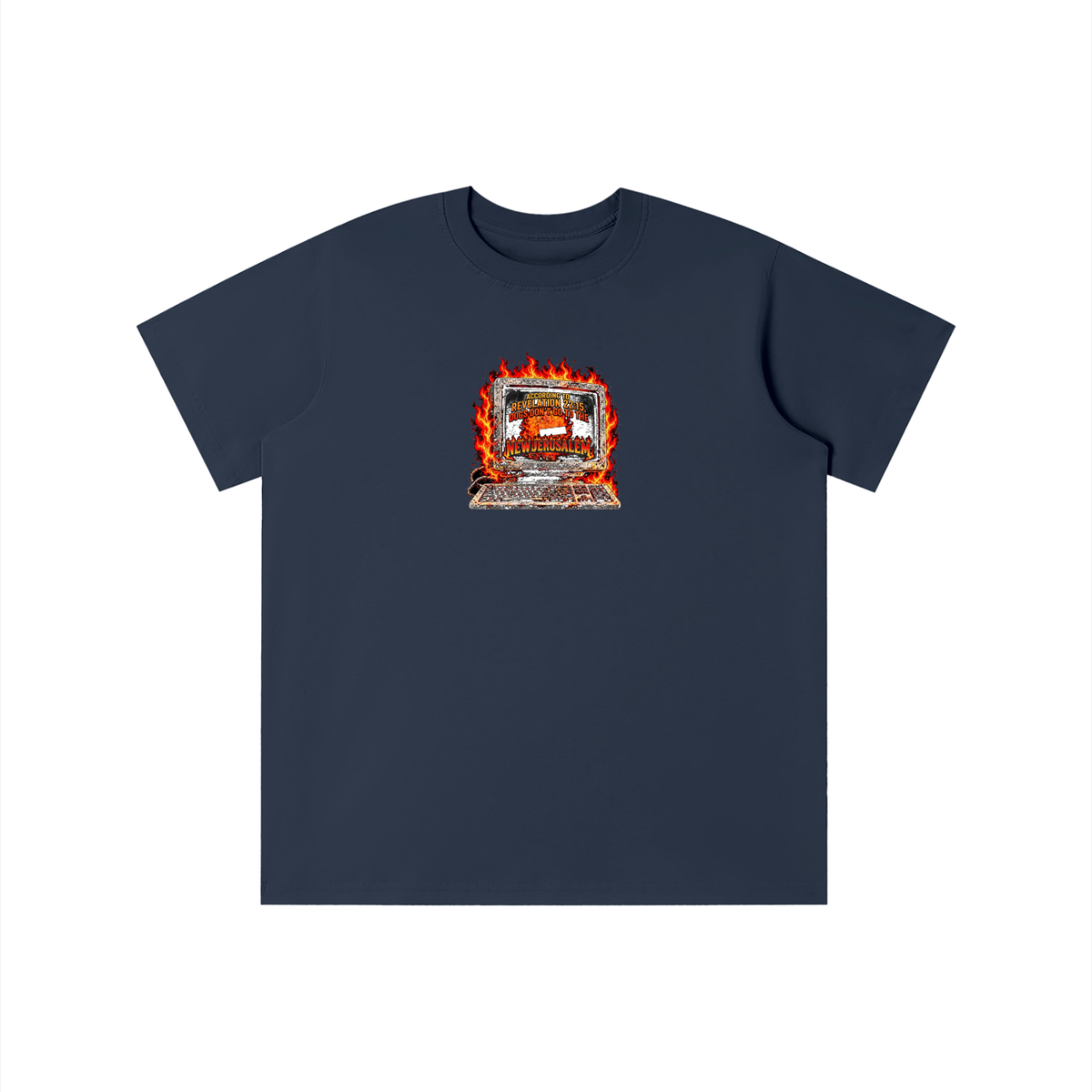 ACCORDING TO REVELATION 22:15, DOGS DON'T GO TO THE NEW JERUSALEM youth T-shirt