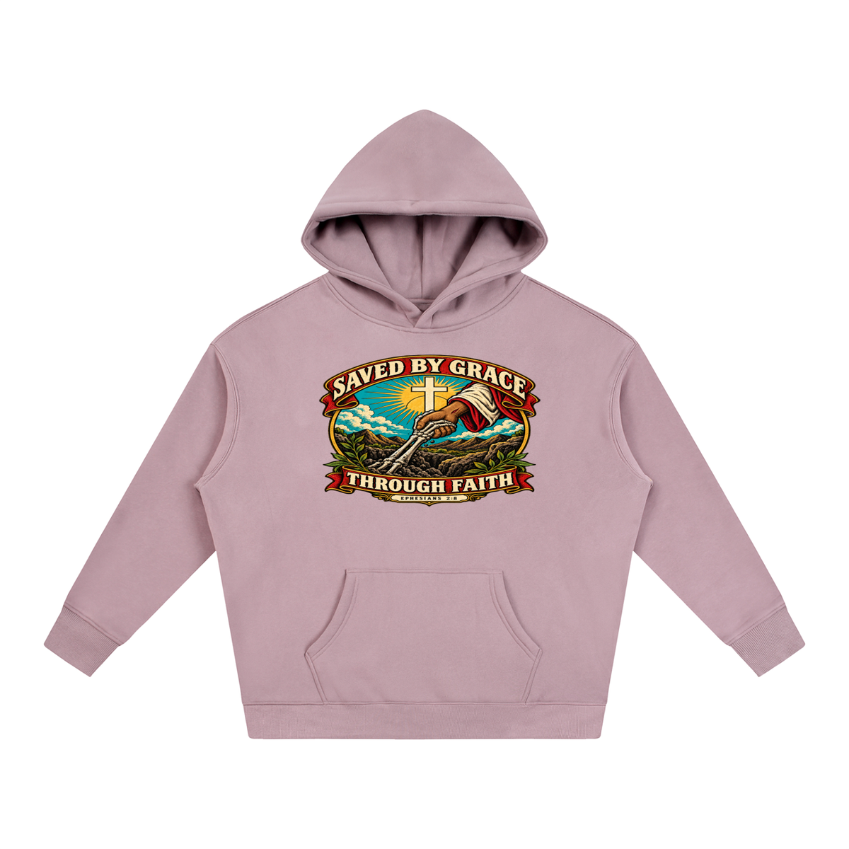 Saved by Grace through Faith Hoodie