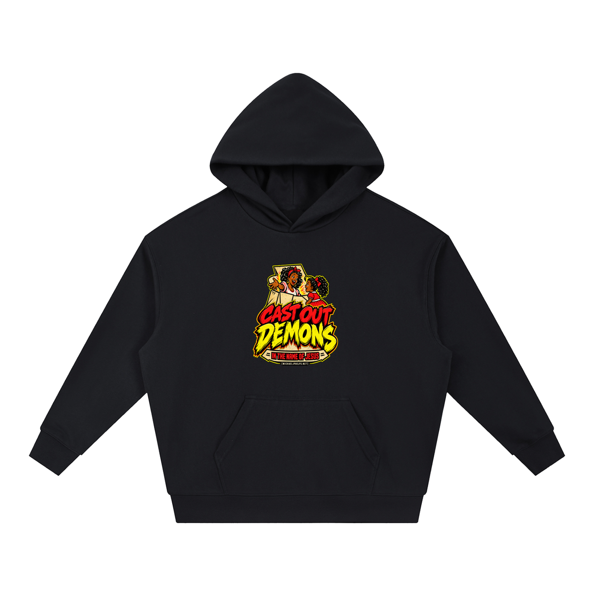 CAST OUT DEMONS IN THE NAME OF JESUS (MICHAELJPHELPS.NET) Hoodie