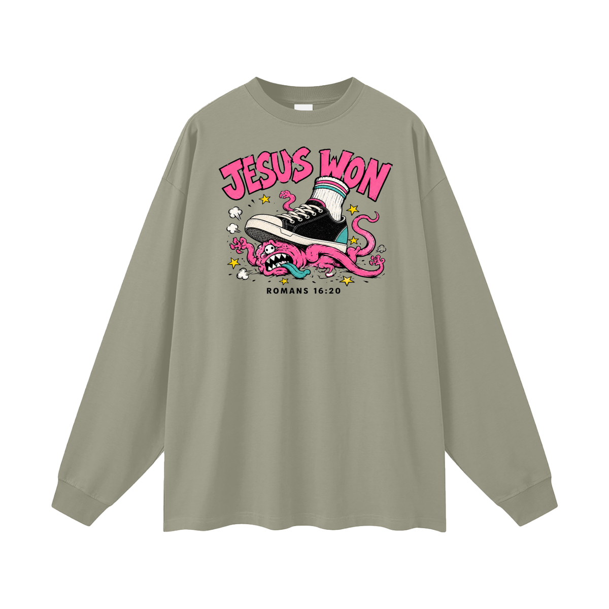Jesus Won Long Sleeve T-Shirt