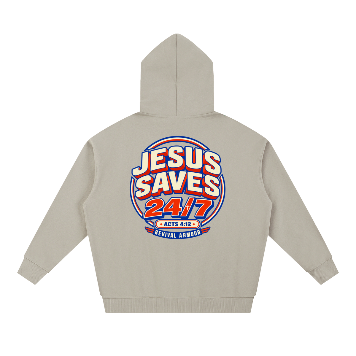 Jesus saves 24/7 Hoodie
