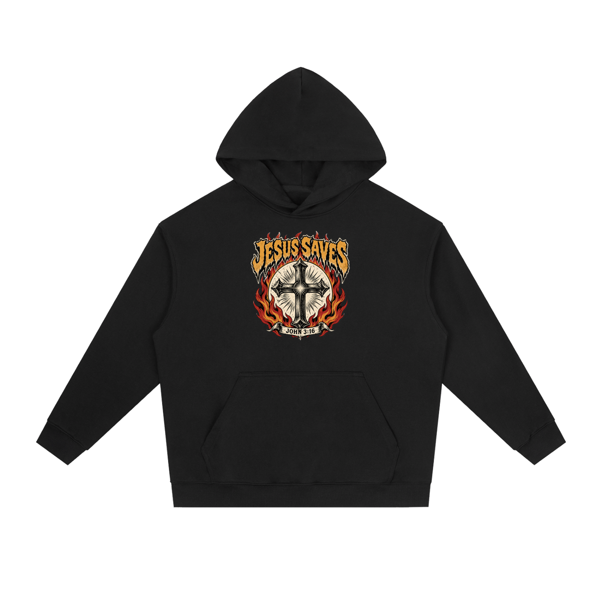 Jesus Saves John 3:16 Hoodie