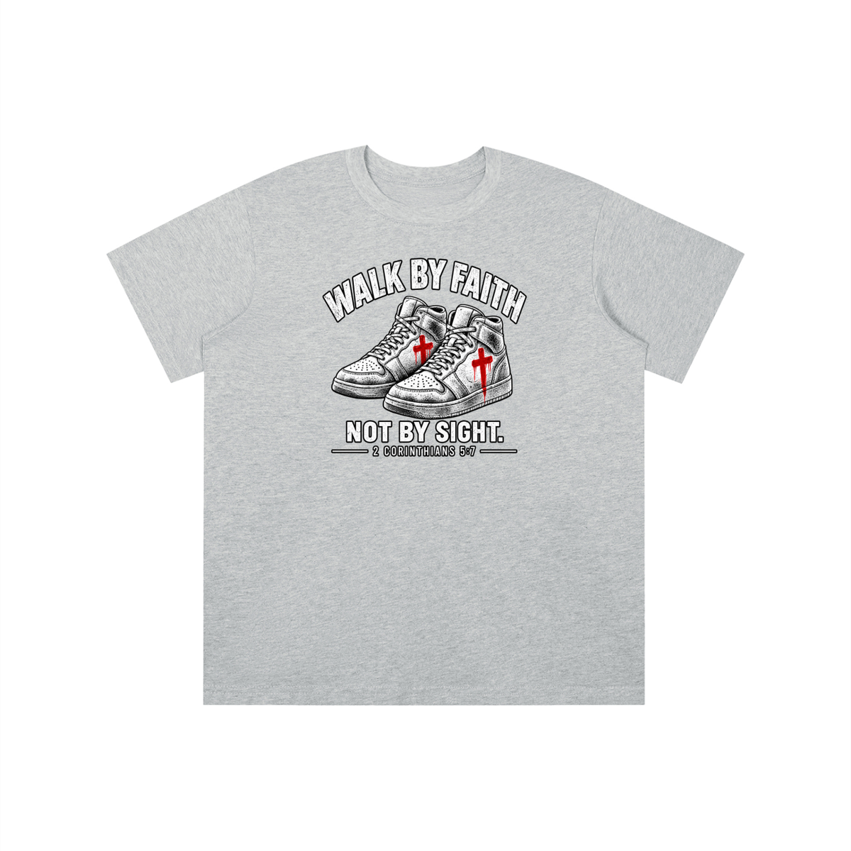 Walk by faith not by sight. youth T-shirt
