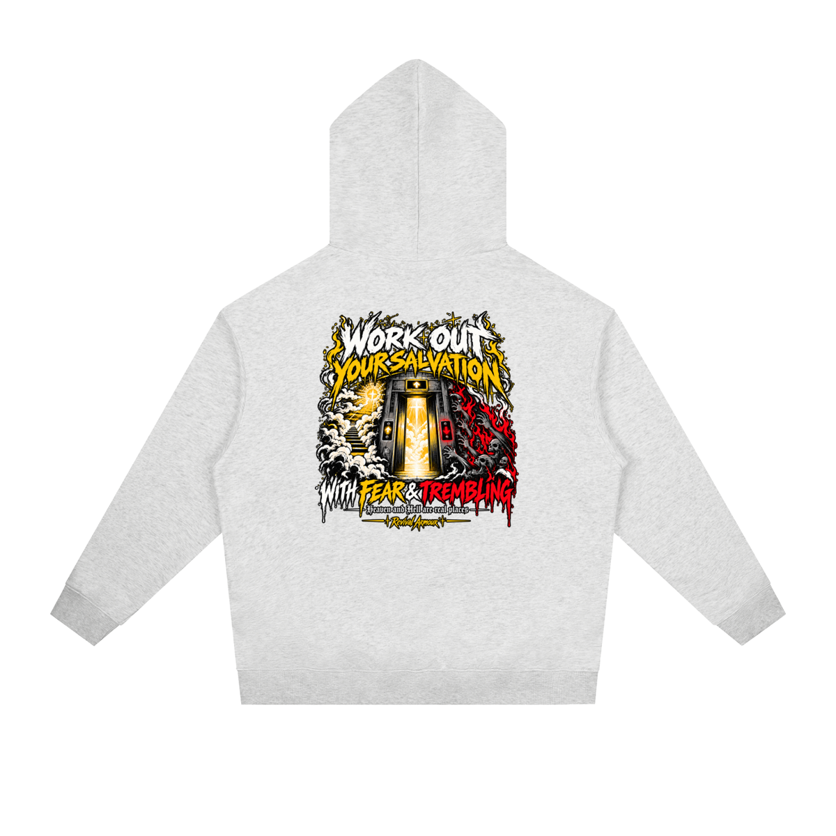 THE WAGE OF SIN IS DEATH WORKOUT YOUR SALVATION WITH FEAR & TREMBLING Hoodie