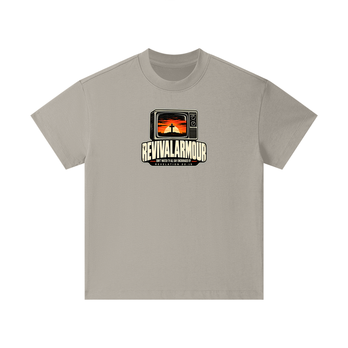 REVIVAL ARMOUR DON'T WATCH ALL DAY ENCOURAGED BY REVELATION 22:15 kids T-Shirt