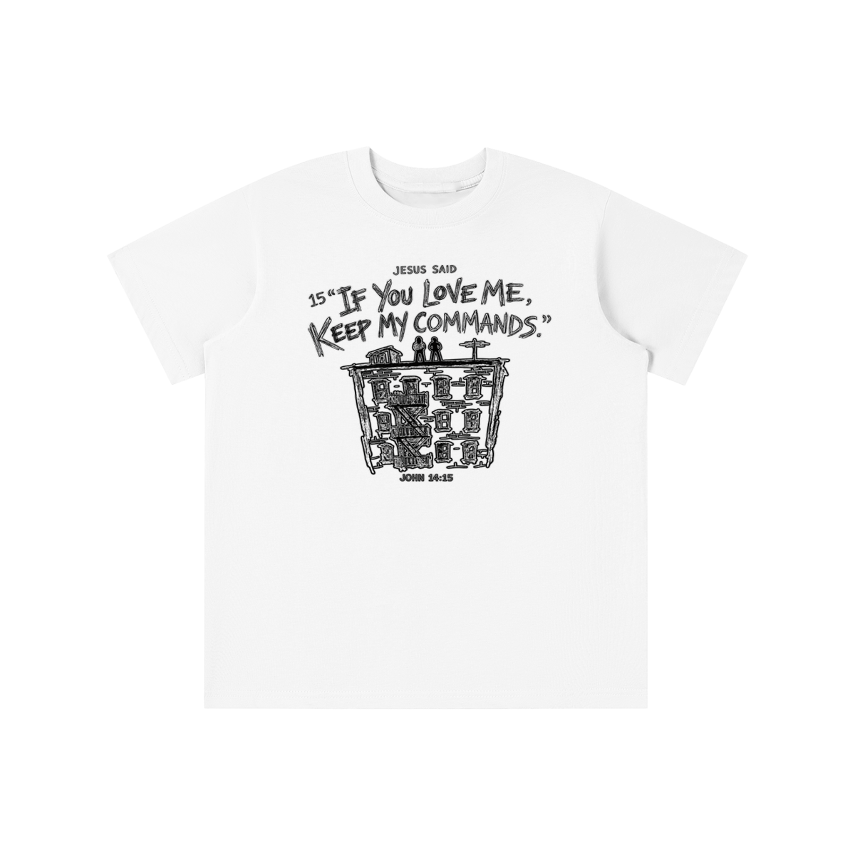 JOHN 14:15 NIV youth T-shirt