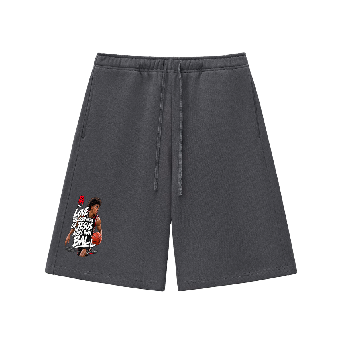 LOVE THE GOOD NEWS OF JESUS MORE THAN BALL Shorts
