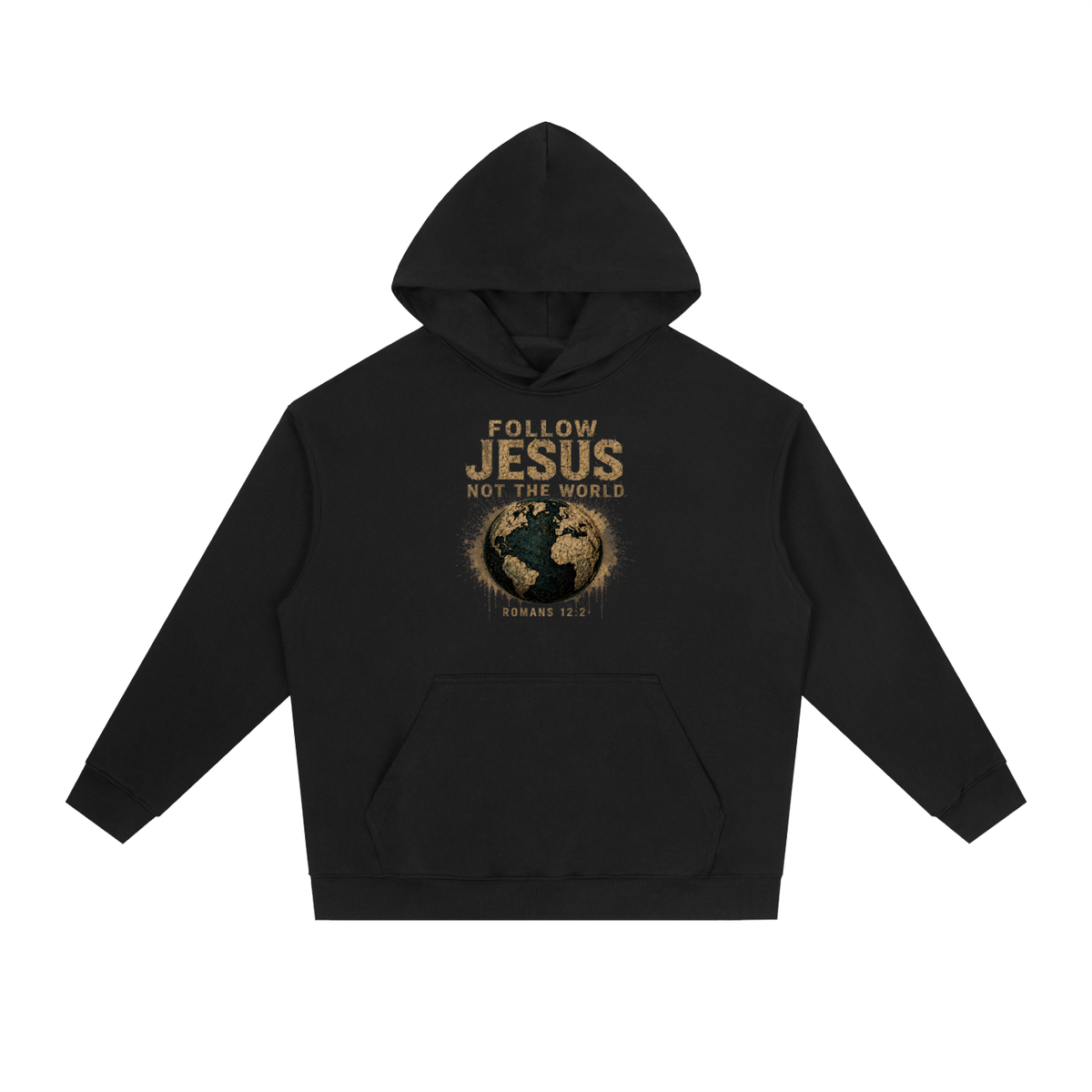 FOLLOW JESUS NOT THE WORLD ROMANS 12:2 Hoodie