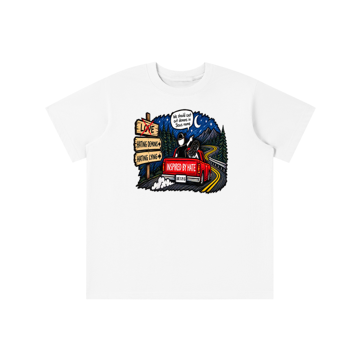 INSPIRED BY HATE youth T-shirt
