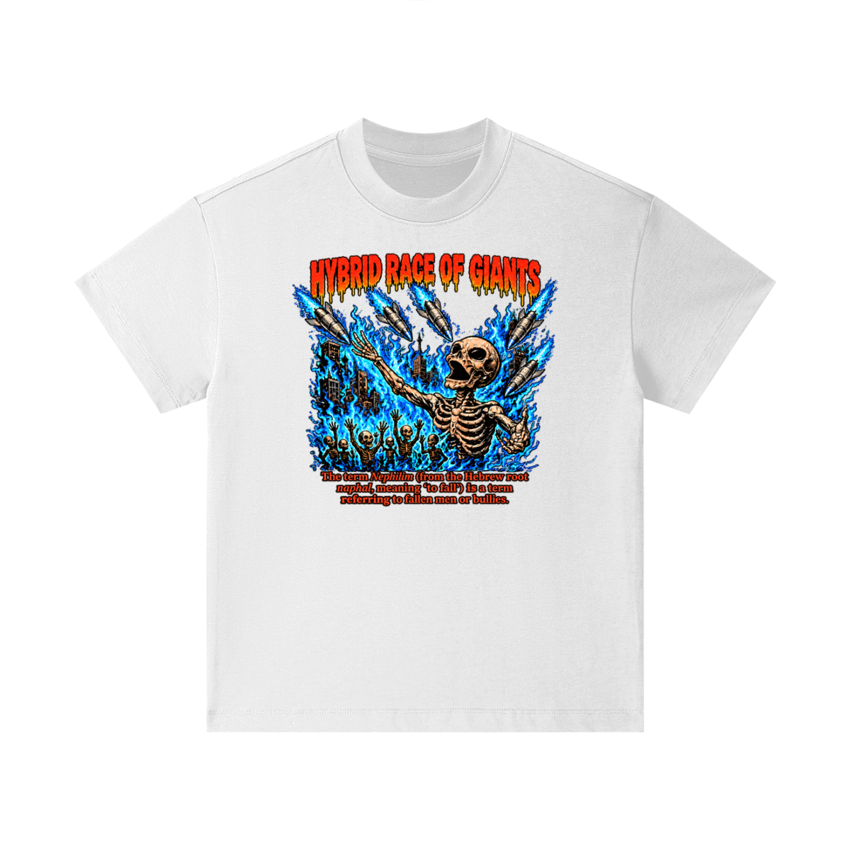 HYBRID RACE OF GIANTS the term nephilim (from the hebrew root naphal, meaning 'to fall') is a term referring to fallen men or bullies. Kids T-Shirt