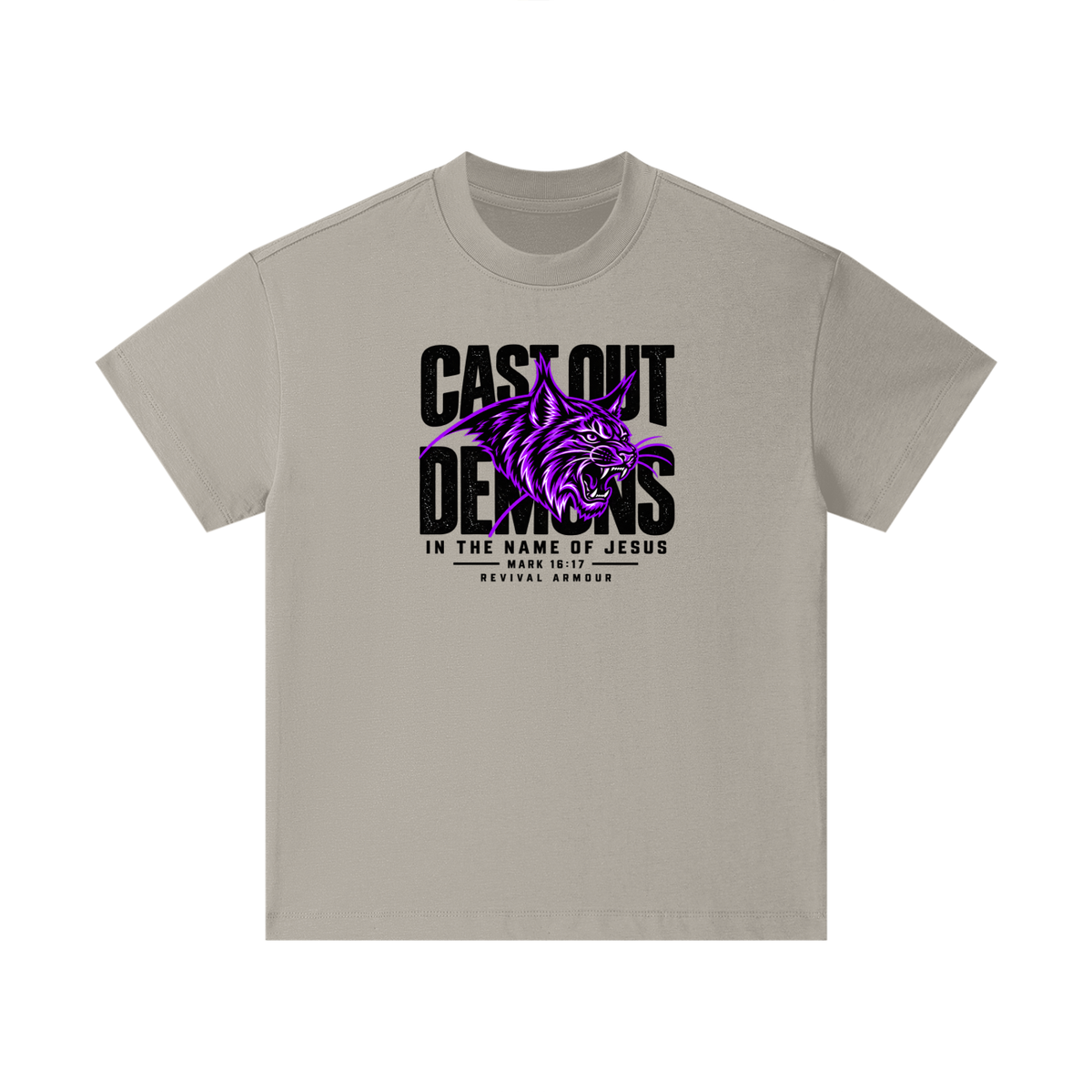 CAST OUT DEMONS IN THE NAME OF JESUS MARK 16:17 REVIVAL ARMOUR Kids T-Shirt
