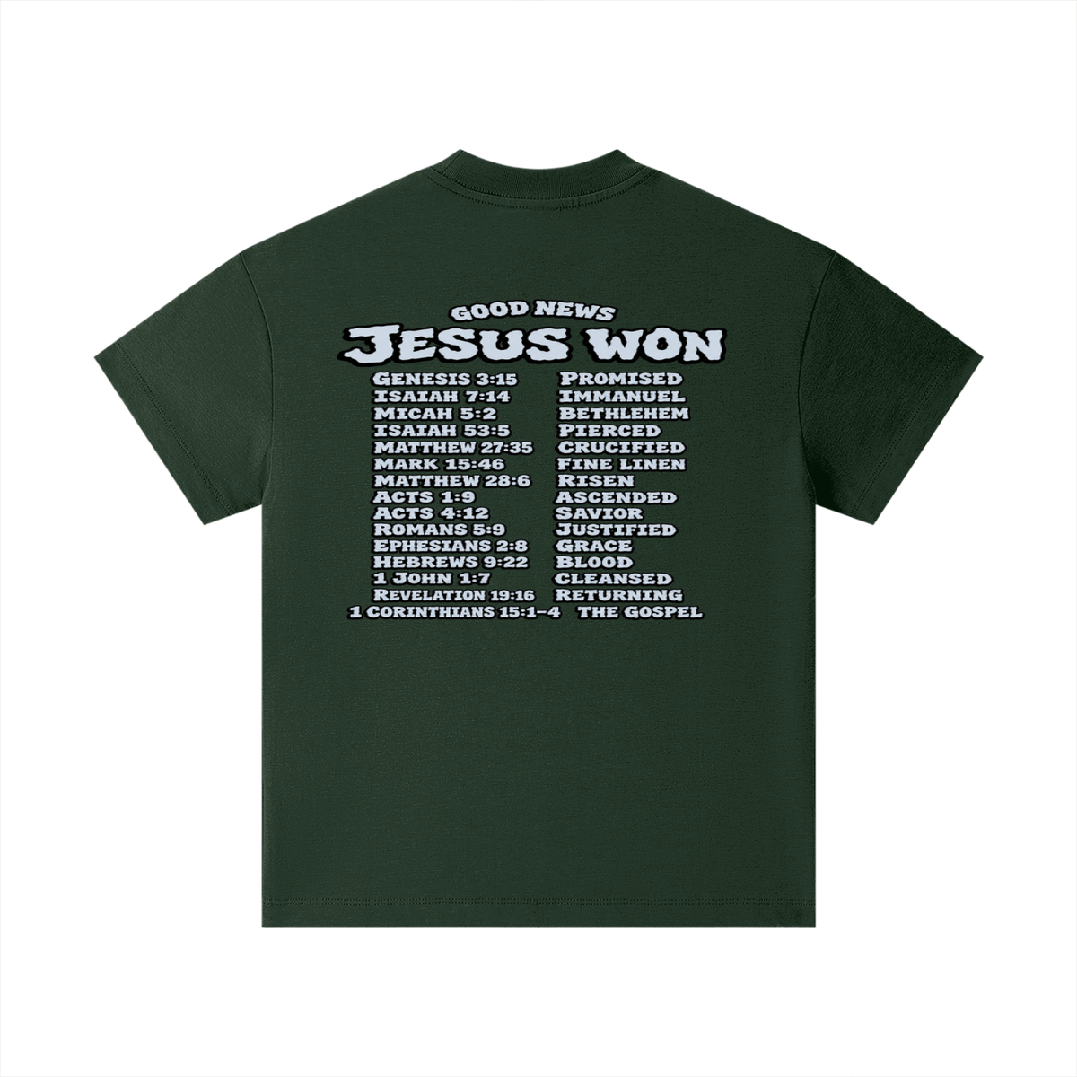 GOOD NEWS JESUS WON Kids T-Shirt