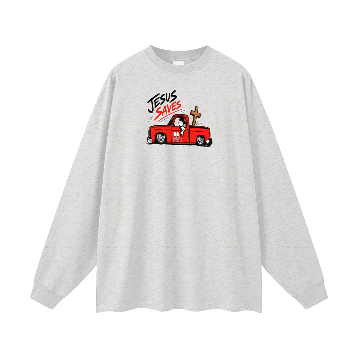 Oversized Unisex Long Sleeve T-Shirt