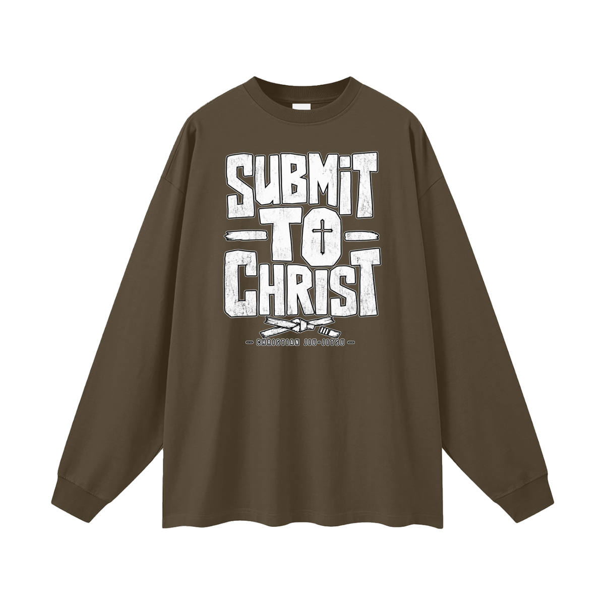 SUBMIT TO CHRIST CHRISTIAN JIU-JITSU Long Sleeve T-Shirt