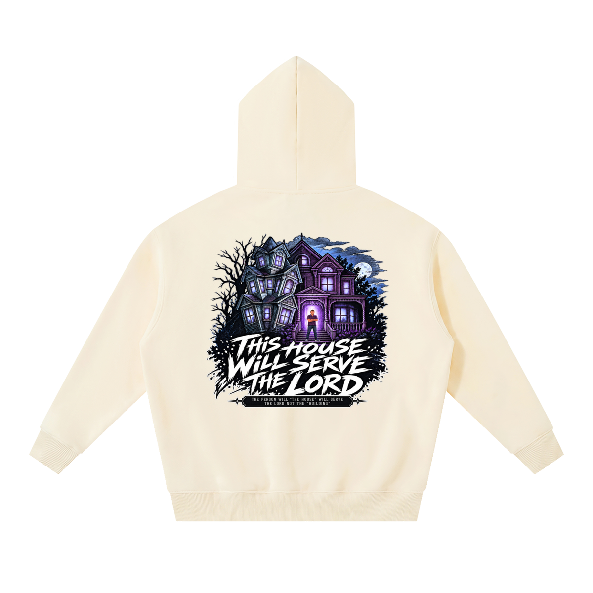 JESUS IS LORD ACCORDING TO JOHN 10:30 THIS HOUSE WiLL SERVE THE LORD THE PERSON WILL "THE HOUSE" WILL SERVE THE LORD NOT THE "BUILDING" Hoodie