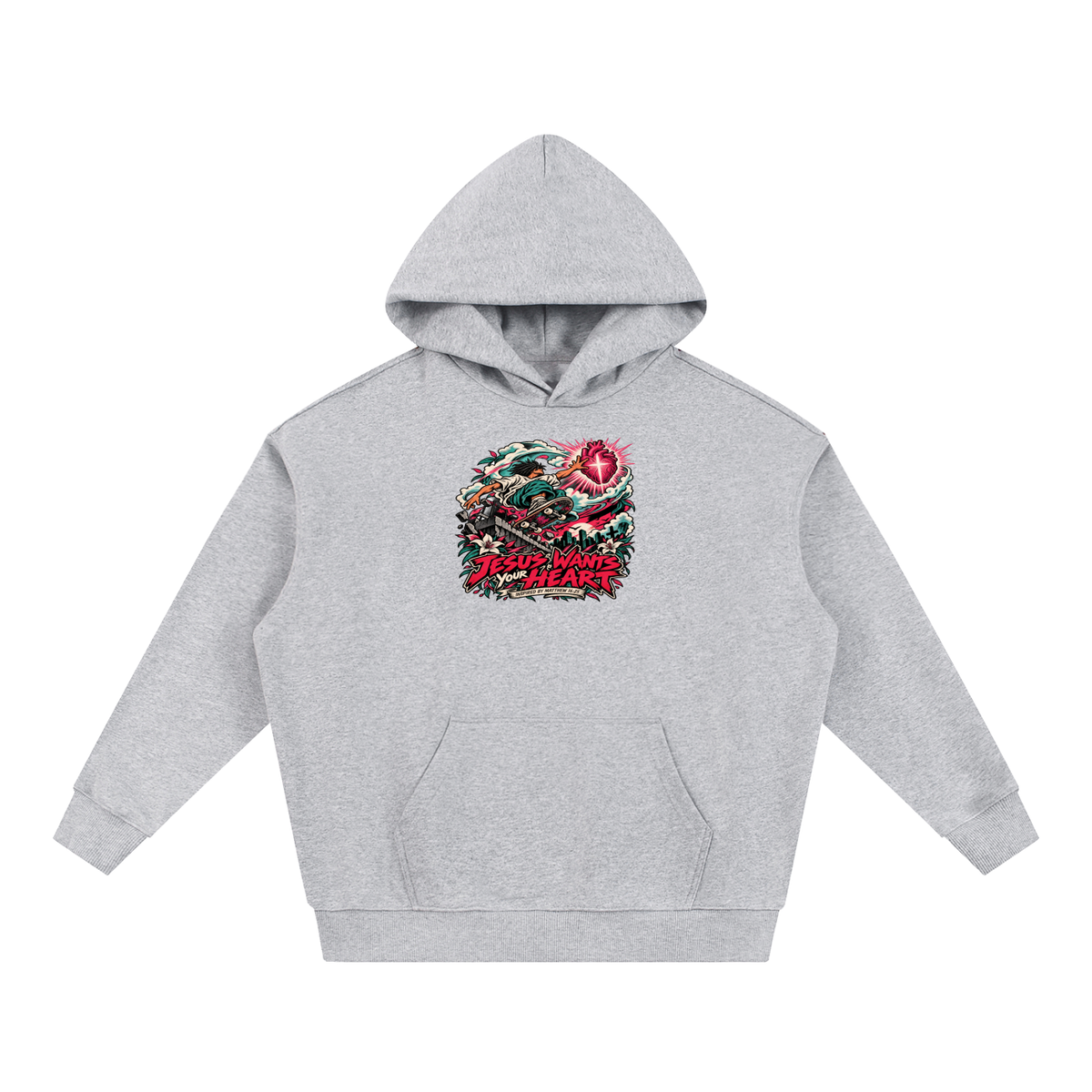 JESUS WANTS YOUR HEART INSPIRED BY MATTHEW 16:25 Hoodie