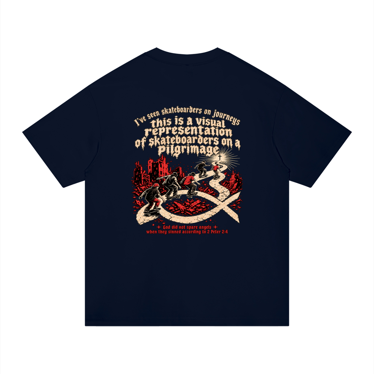 skateboarders on a pilgrimage T-Shirt